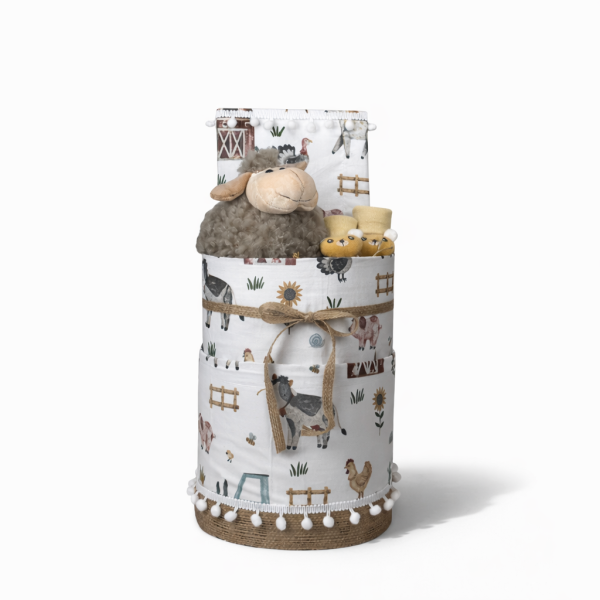 2 Όροφο Diaper Cake - Farm Sheep !