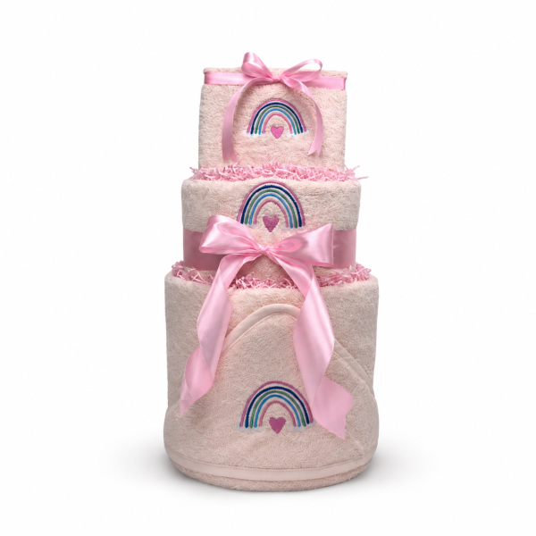 2Όροφο Diaper Cake - Rainbow!