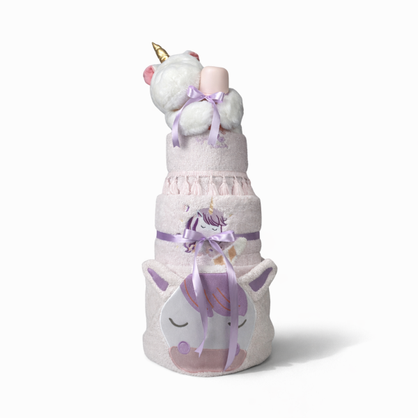 3 Όροφο Diaper Cake – Uni Lilac